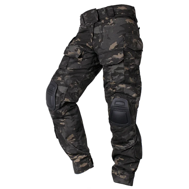 Pantalon cargo tactique avec protège-genoux pour l'extérieur et le travail