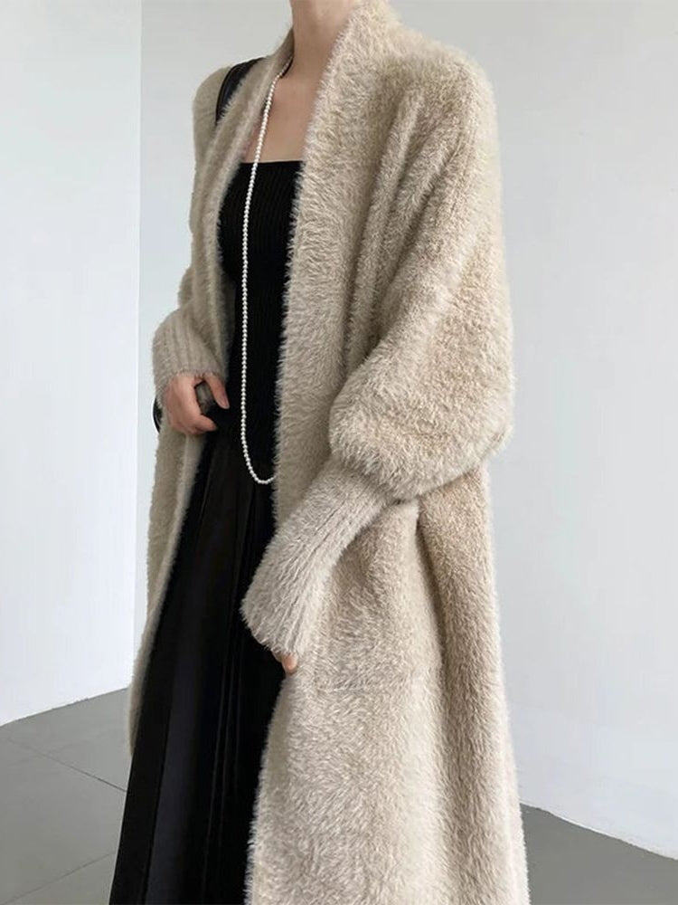 Cardigan Alma-Lang avec Poches et Coupe Décontractée pour Femmes