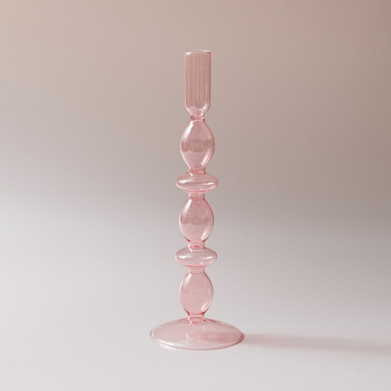 GlassAura - Bougeoirs et vases en verre faits à la main élégants