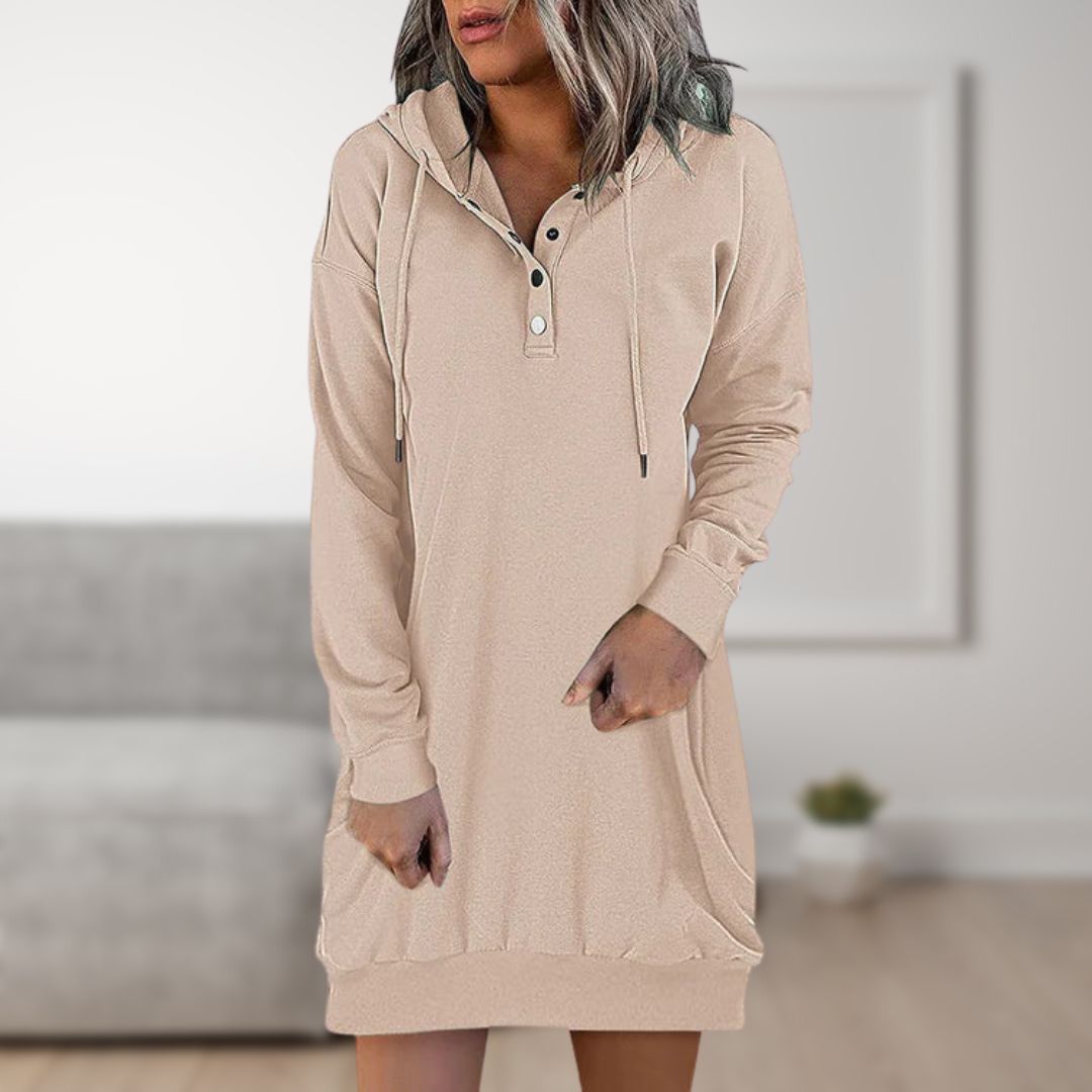 Maja - Robe à capuche confortable pour un style sans effort
