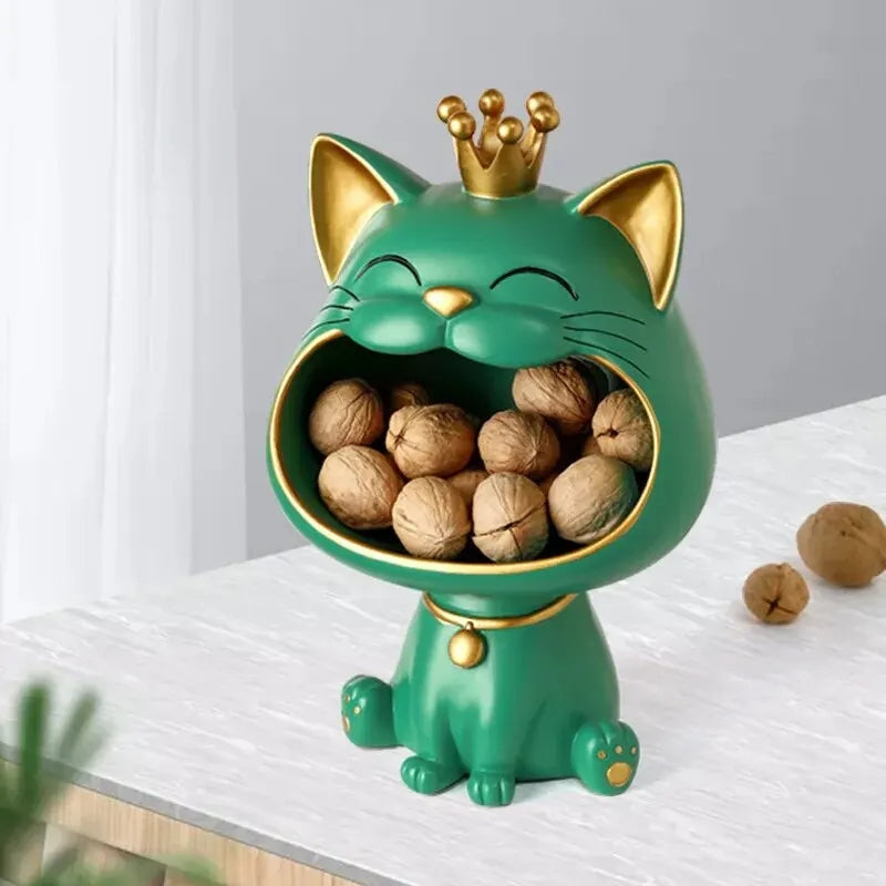 WhiskerVault - Boîte de rangement décorative pour chat