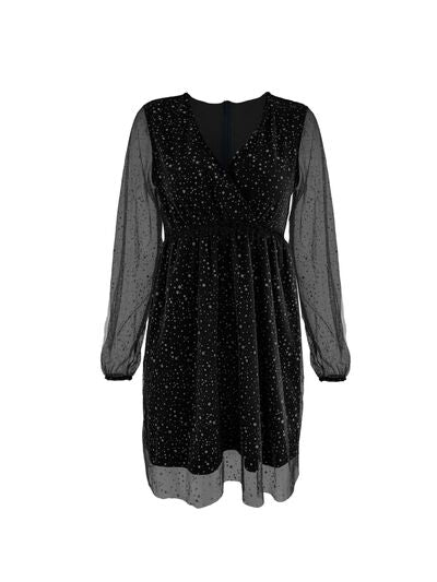 Robe scintillante à décolleté en V élégante Imelda