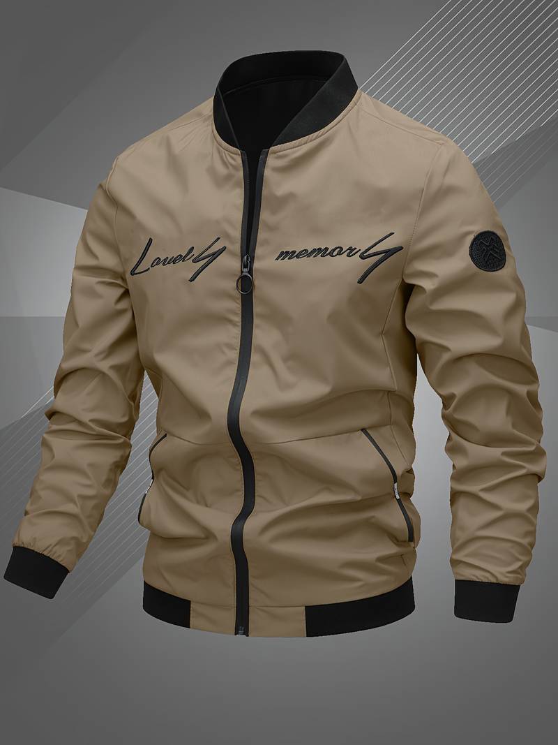 Claus - Veste brodée avec zip et poches