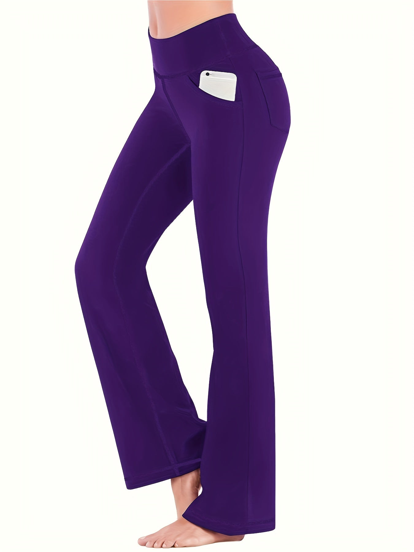 Anne - Pantalons de yoga à jambes larges avec poche pour femmes