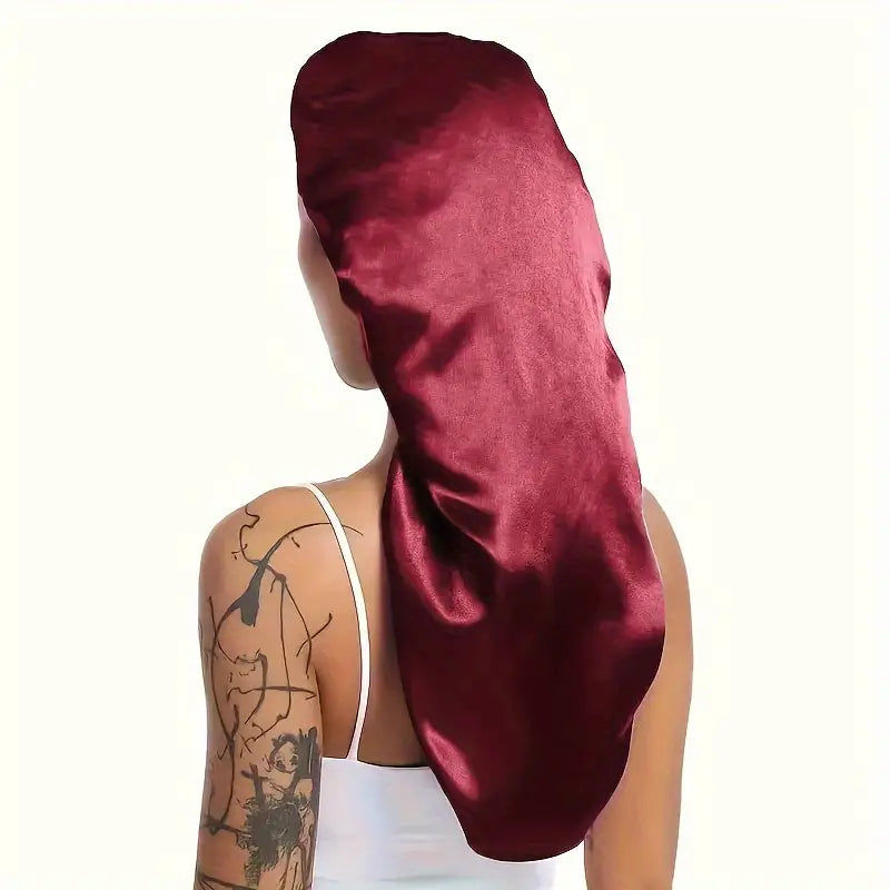 Elina Silke Natteskygge – Extra Grande Housse en Satin pour la Protection des Cheveux | 1+1 Offert