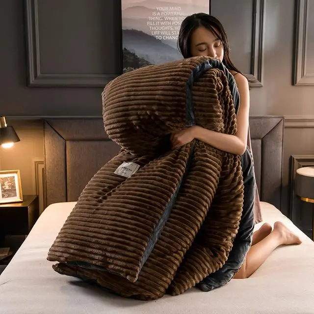 FluffyHaven Couverture en Peluche Douce – Confort et Chaleur Ultimes