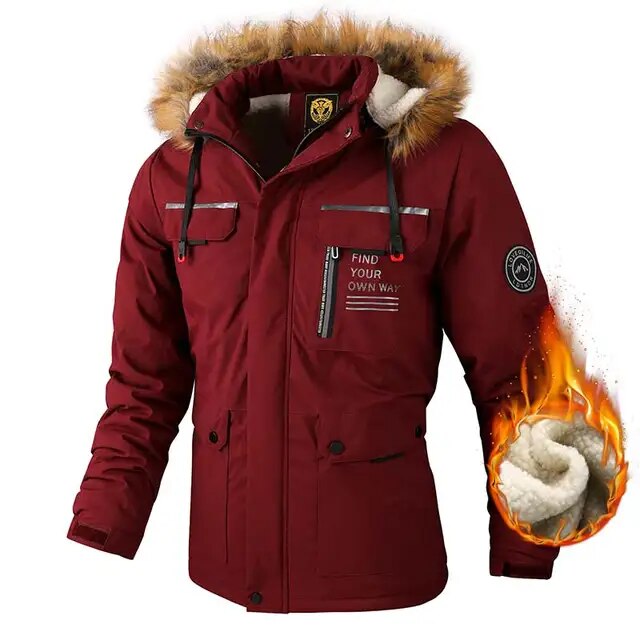 Chris - Veste à capuche en polaire avec zip