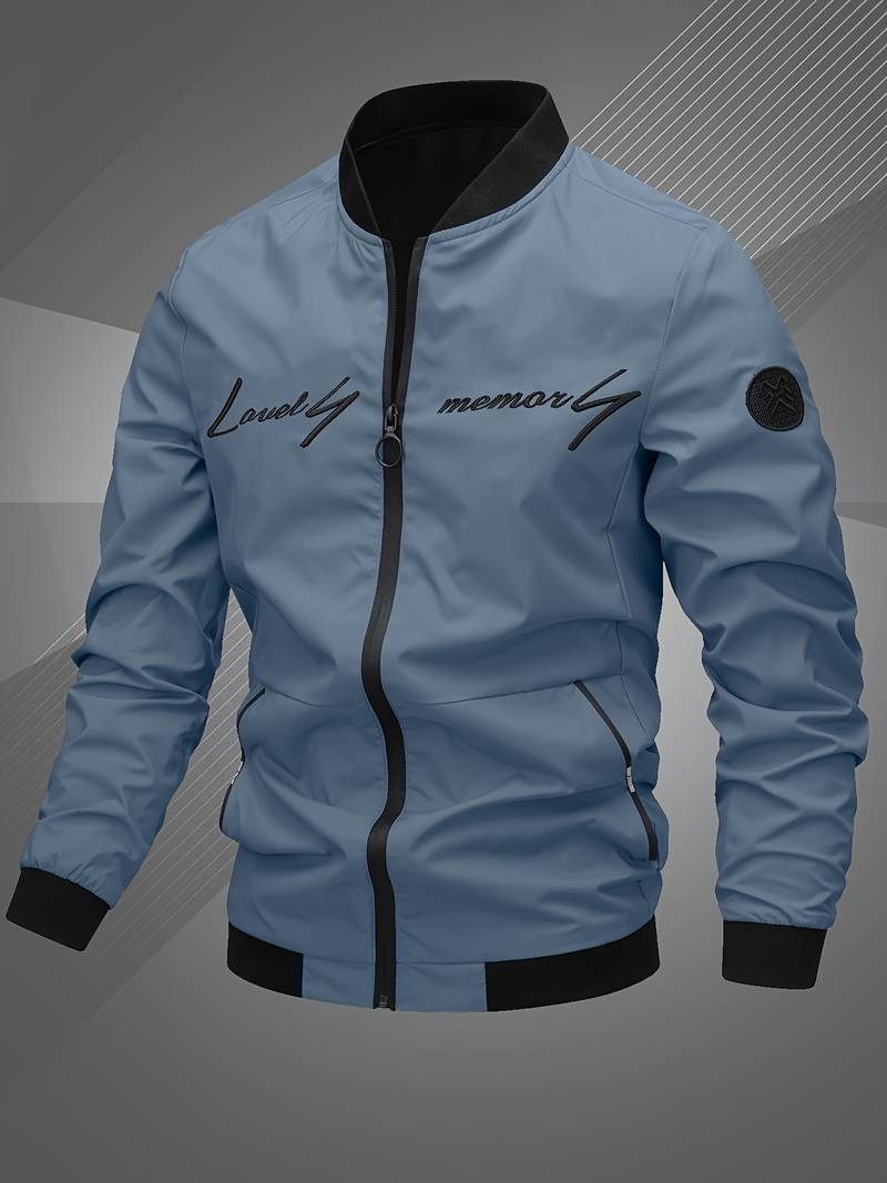 Claus - Veste brodée avec zip et poches