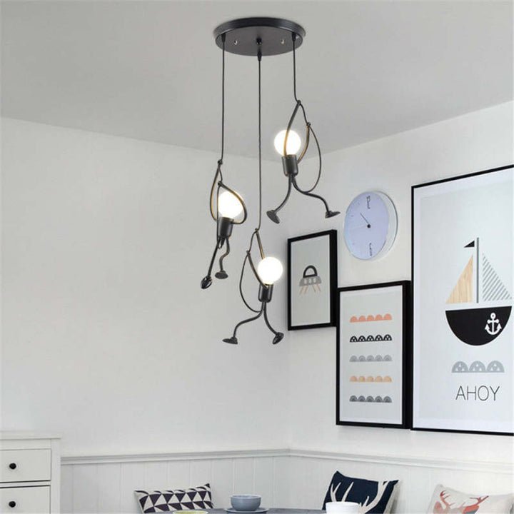FunkyLight | Lampe Suspendue Rétro Iron Man