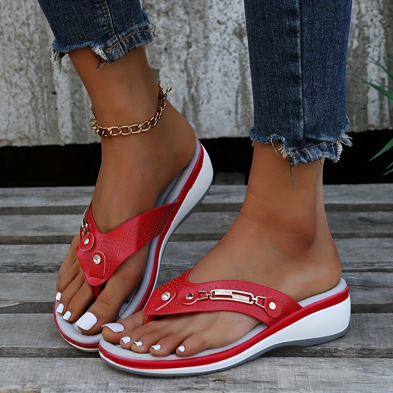 Sandales Andersen avec strass et clous - Eva