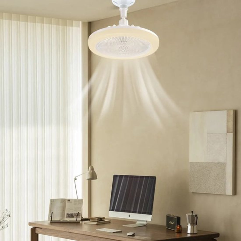 Ventilateur de Plafond LED – AeroGlow avec Télécommande