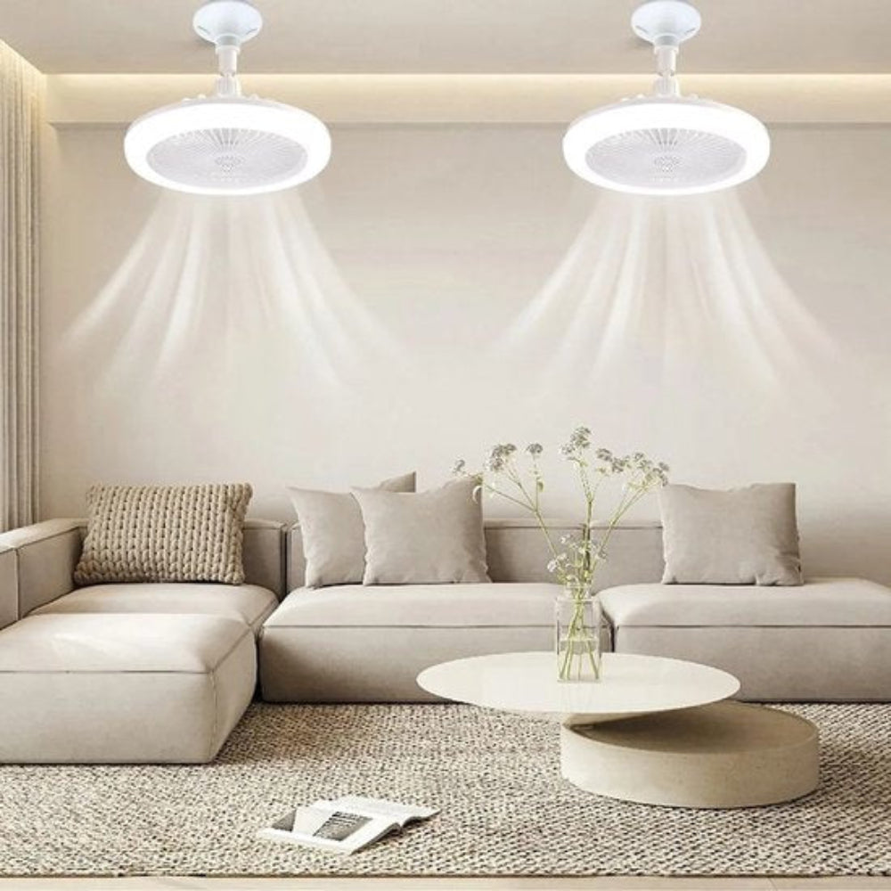 Ventilateur de Plafond LED – AeroGlow avec Télécommande