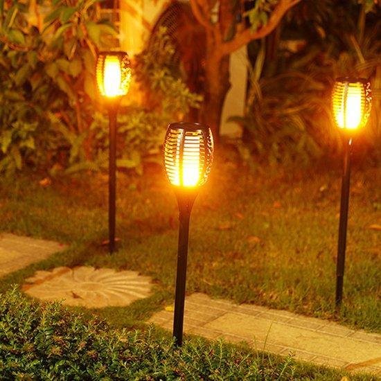 SolarFlame – Bougies solaires LED d'extérieur avec capteur marche et arrêt automatique
