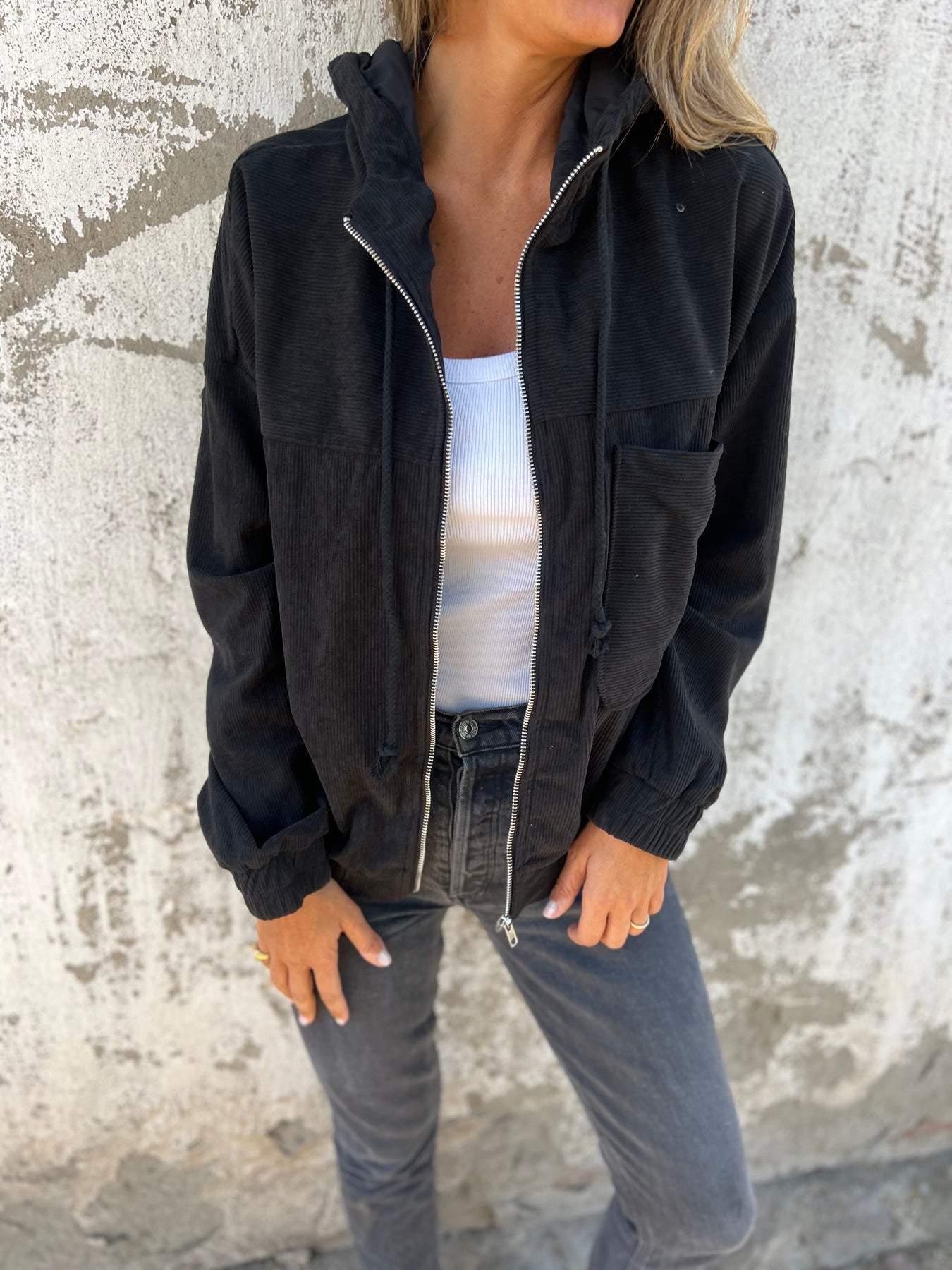 Mathilda - Veste à capuche zippée avec poche
