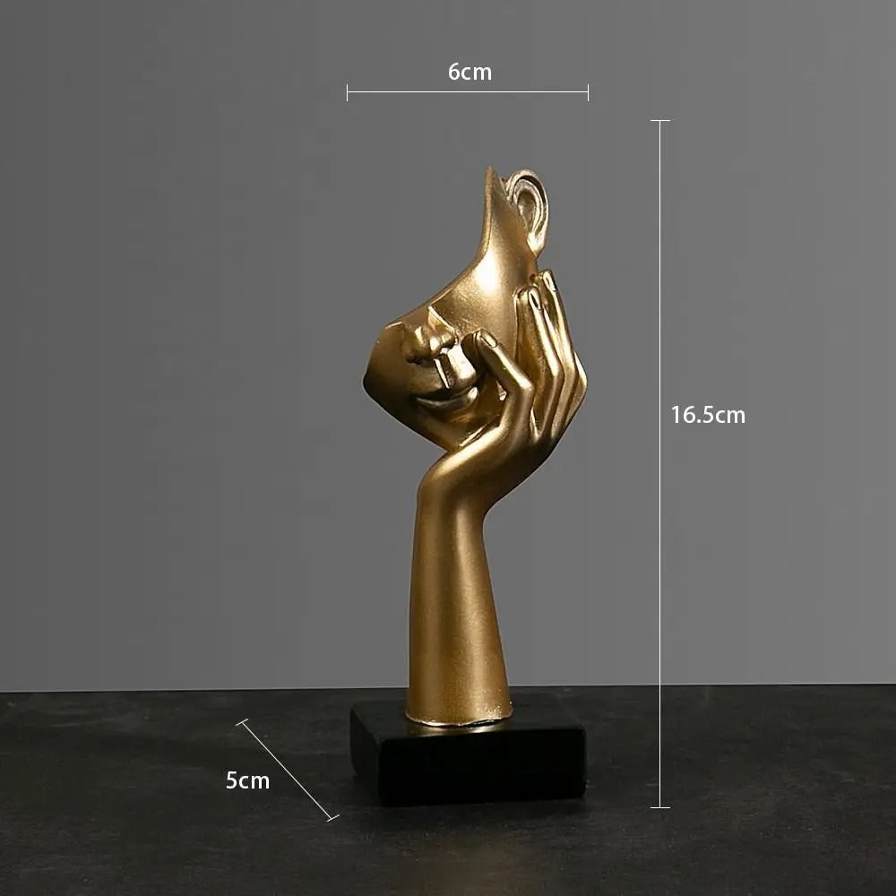 NordicMuse - Sculpture de visage abstrait
