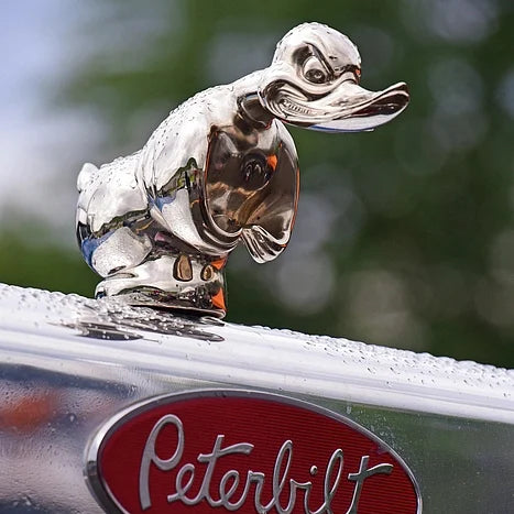 CarMascot - Décoration en chrome élégante pour canard