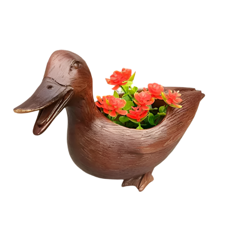 QuackBloom - Jardinière en céramique en forme de canard