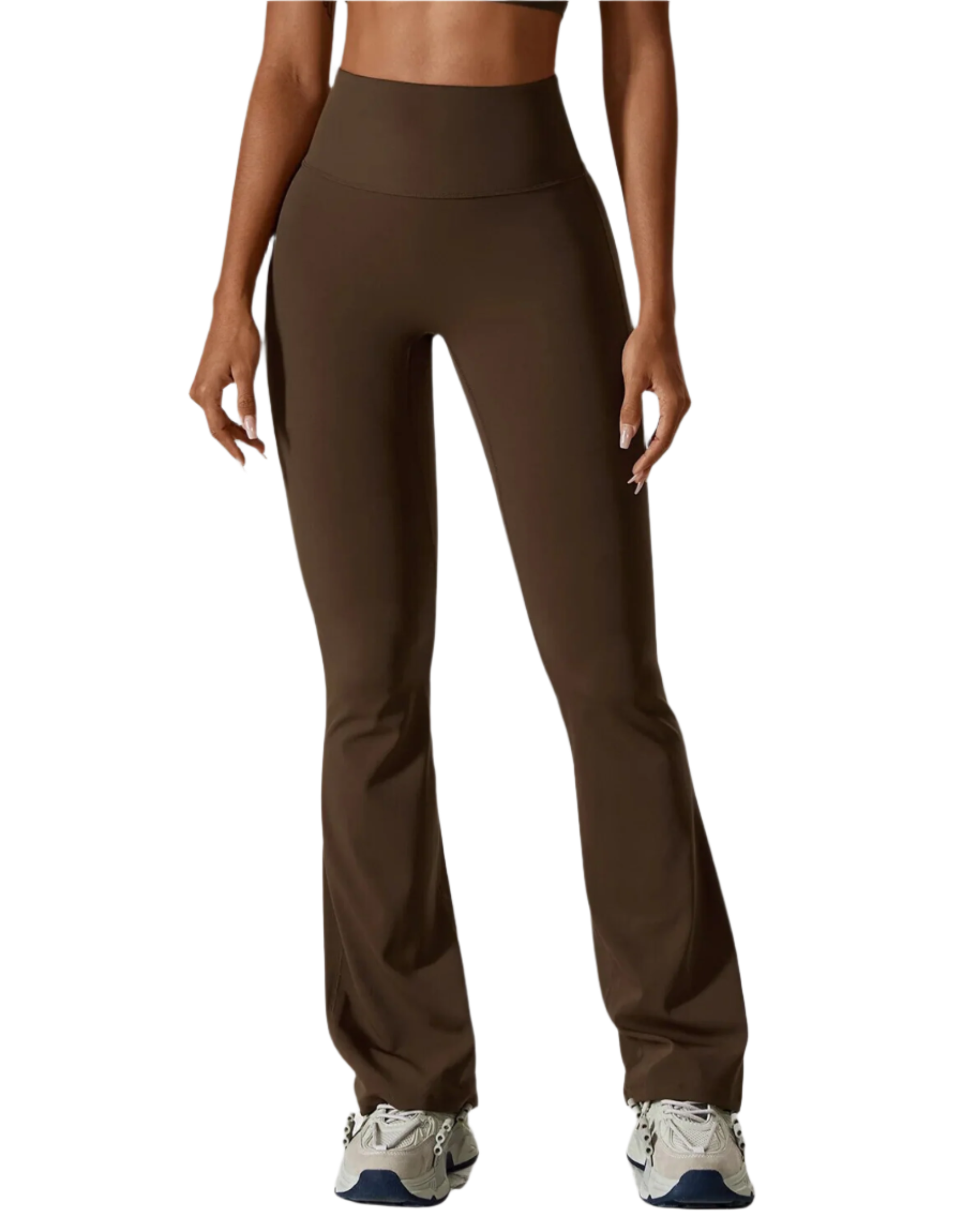 Selma - Legginges Taille Haute Confort avec Jambe Évasée pour Femmes