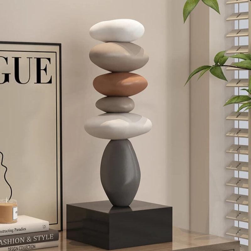 ZenStack - Sculpture contemporaine en empilement de pierres