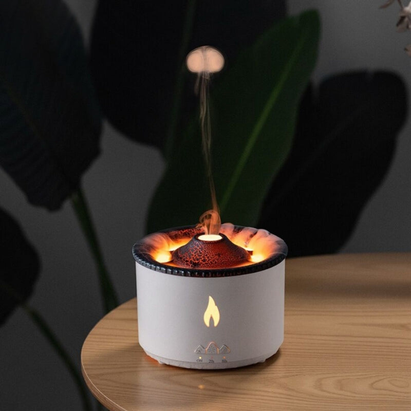 AromaGlow - Diffuseur d'huiles essentielles ultrasonique avec lumière d'ambiance LED