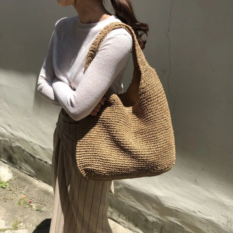 Emilie - Sac bandoulière grande capacité avec bandoulière fixe