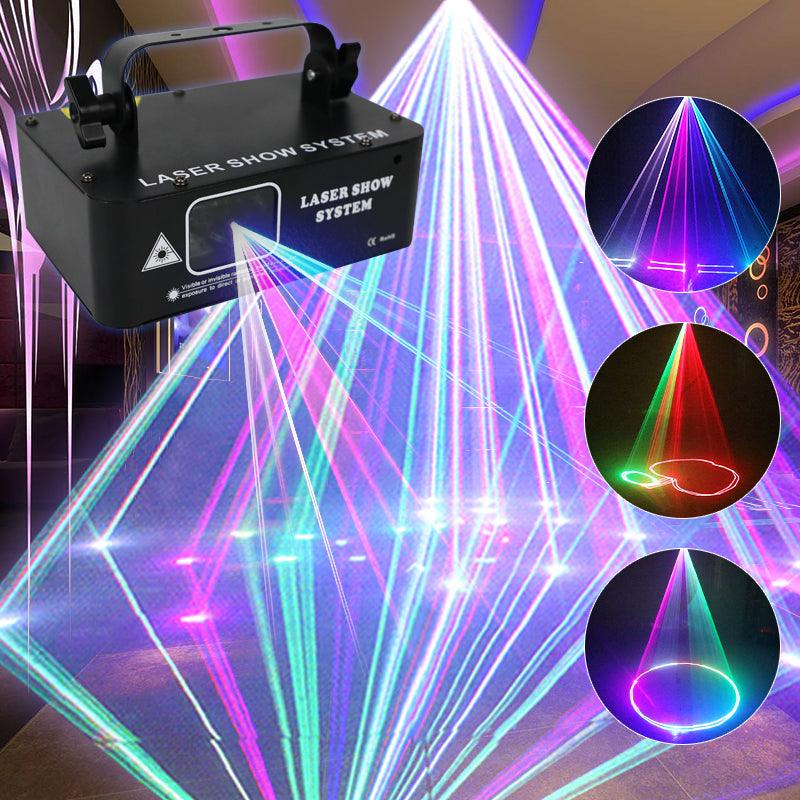 Lumière laser à balayage linéaire RGB à trou unique B1