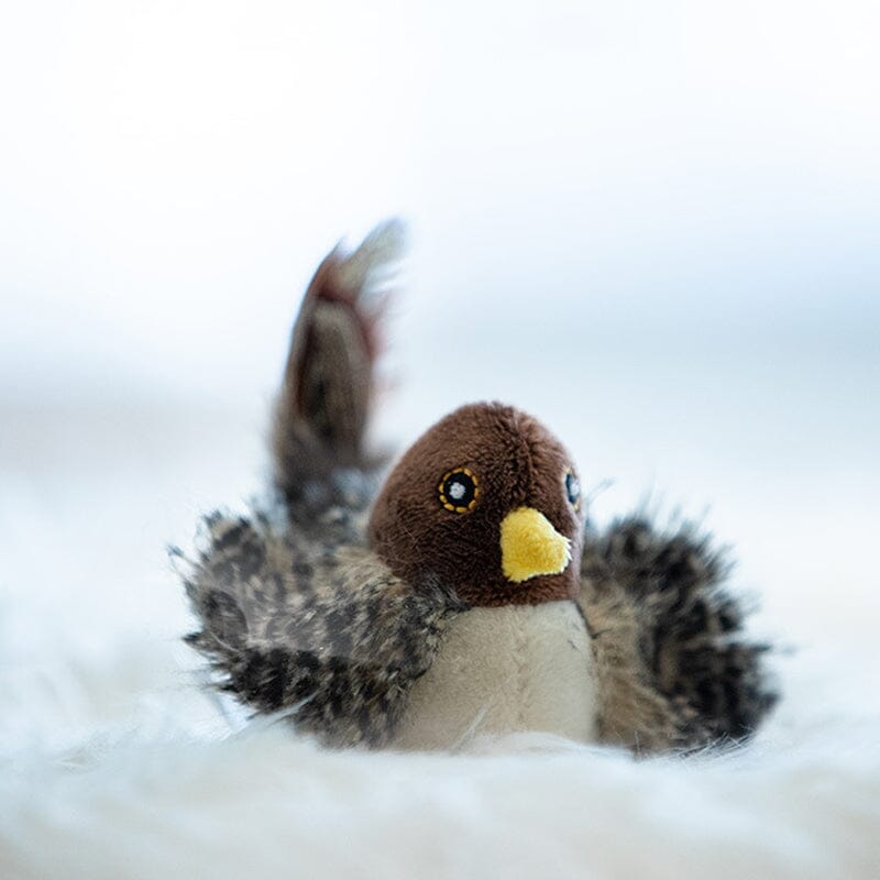 Jouet pour chat - Oiseau qui piaule en simulation