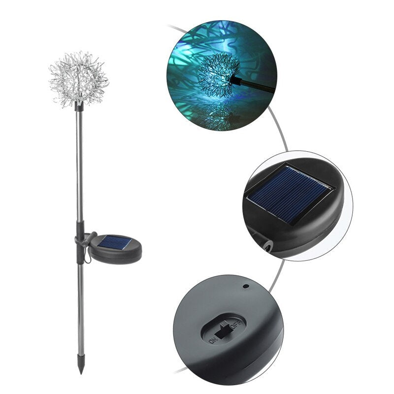 SolarBloom - Boule lumineuse de fleurs magiques pour l'extérieur