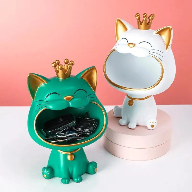 WhiskerVault - Boîte de rangement décorative pour chat
