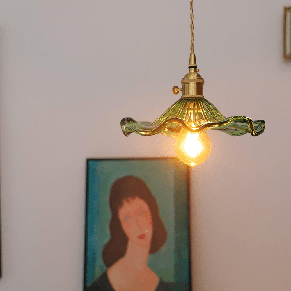Lampe stylée à fleur d'hibiscus