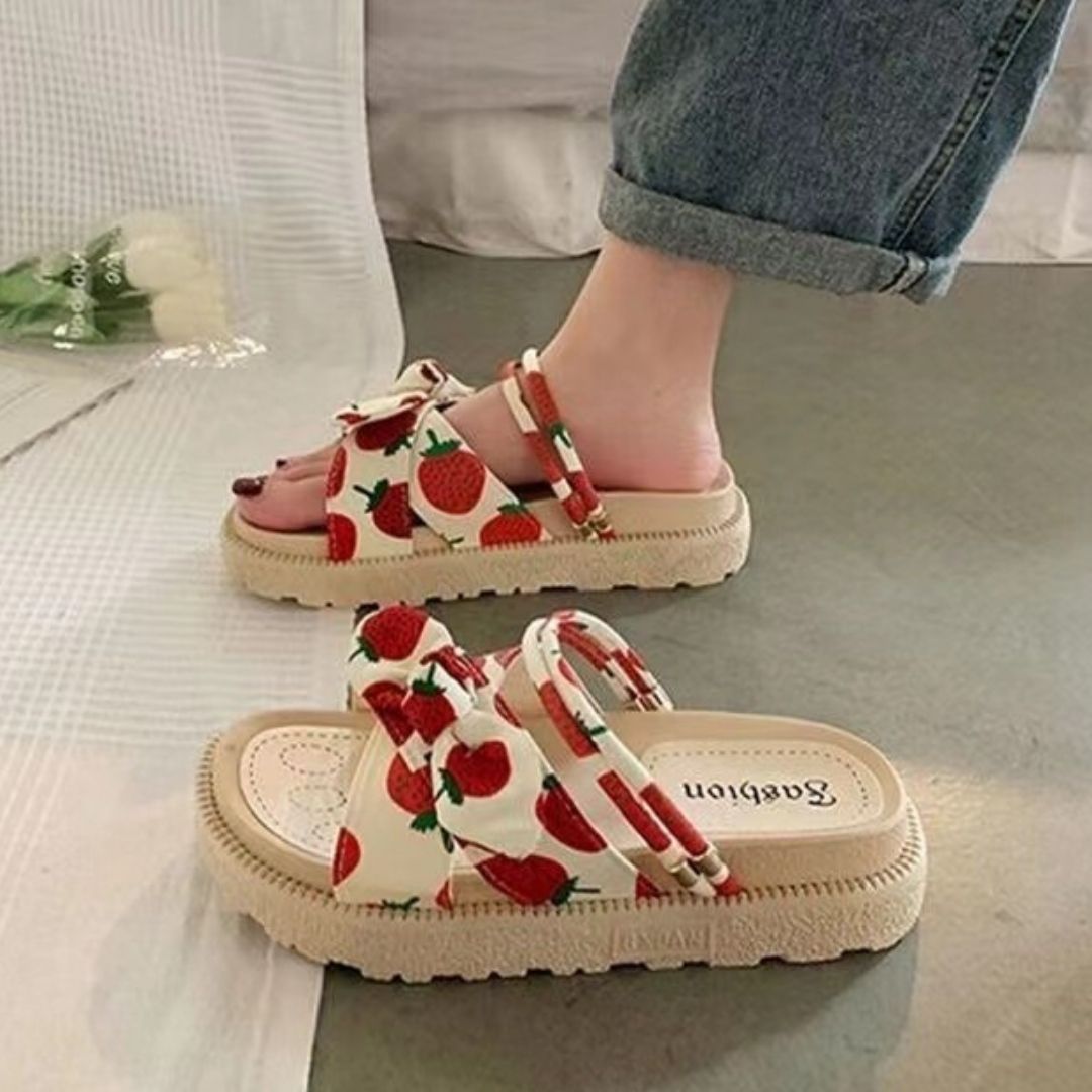 Ida – Sandales à plateforme à nœud pour un look d'été élégant