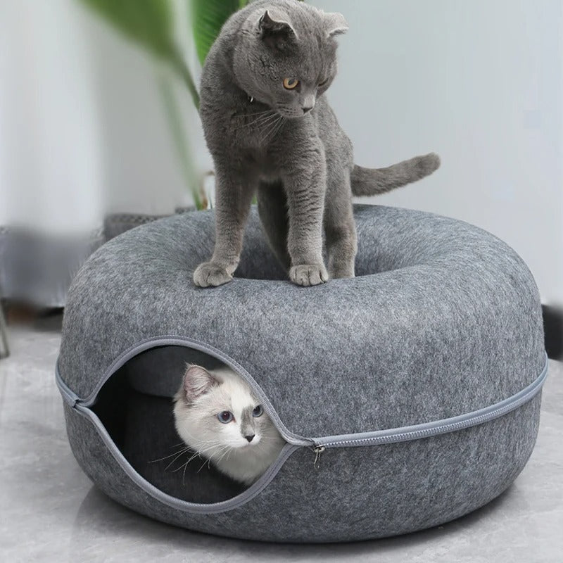 PetRest - Coussin de chat hyggelig - lit donut pour un confort ultime