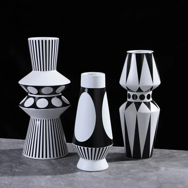 Vase géométrique moderne