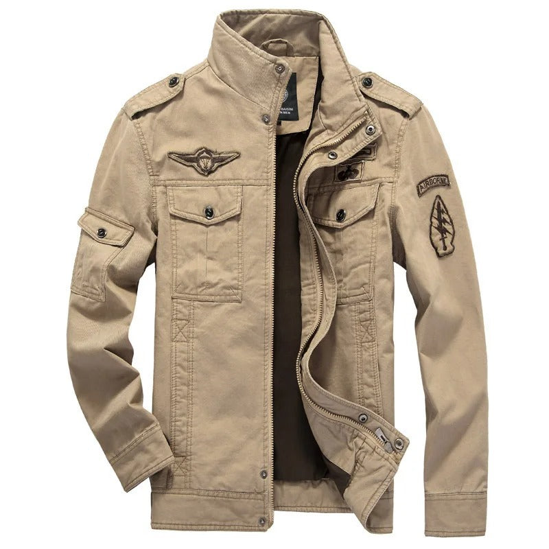 Marius - Veste inspirée de l'armée avec zip et poches