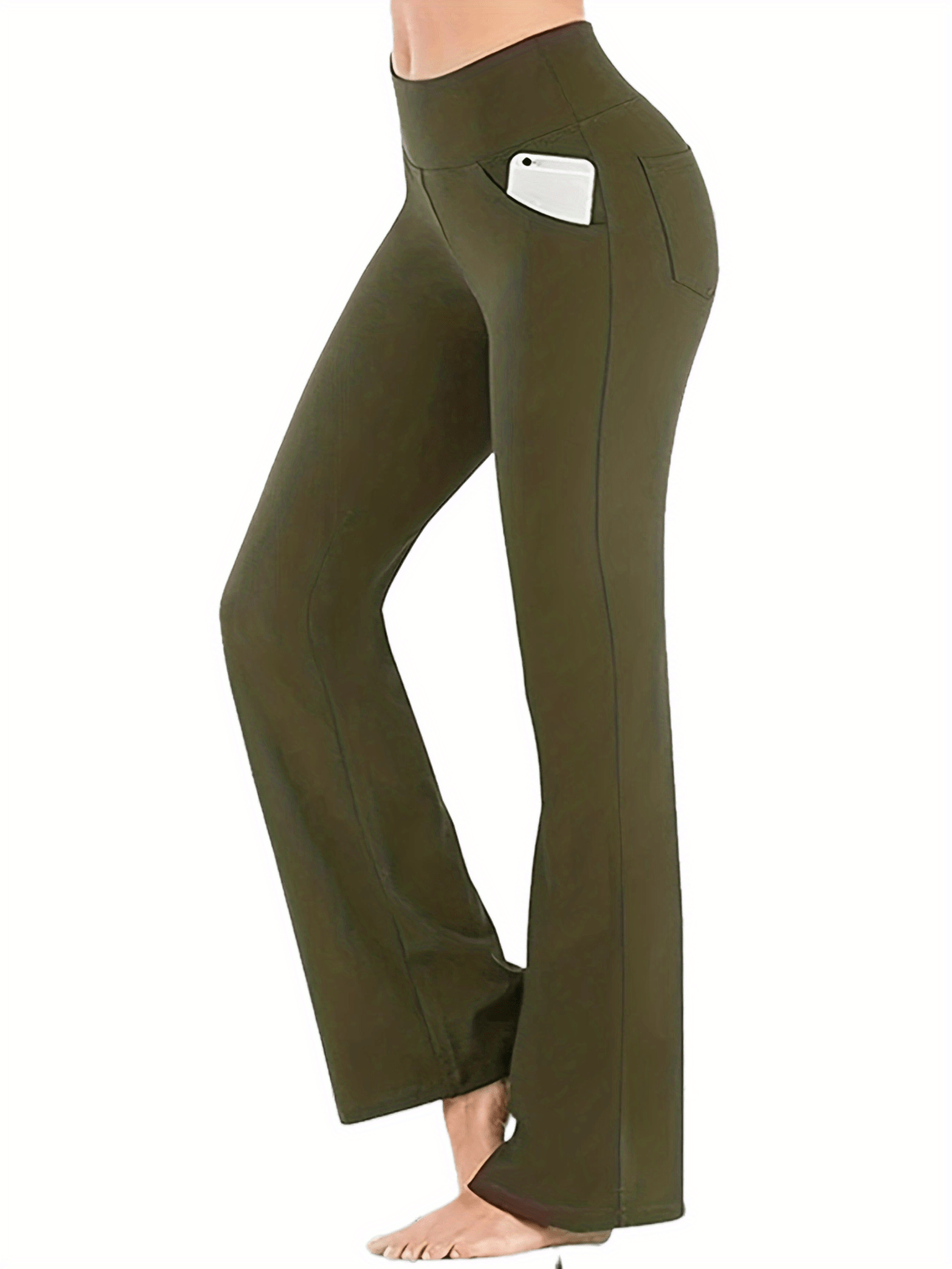 Anne - Pantalons de yoga à jambes larges avec poche pour femmes