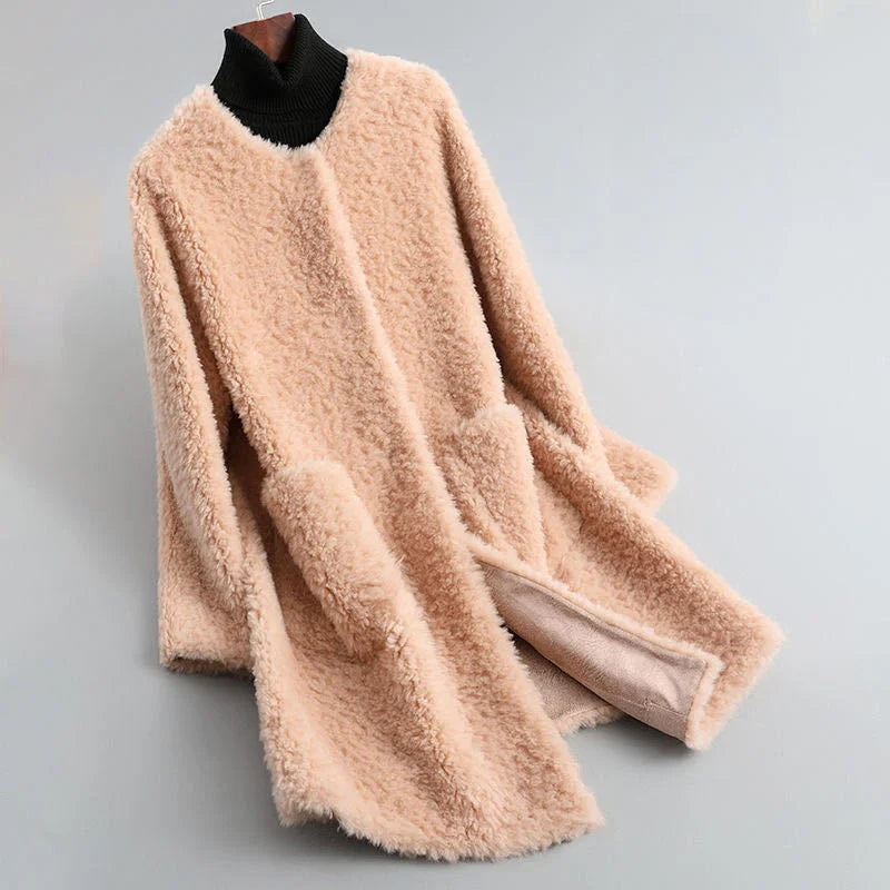 Vera - Veste en peluche à manches longues avec poches