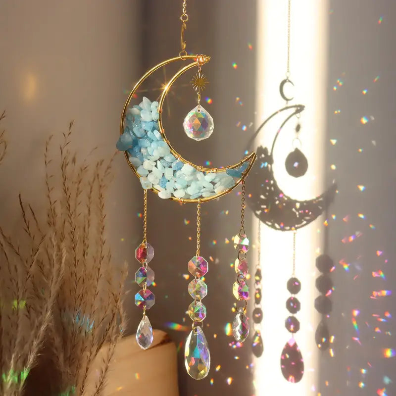MoonGlow - Attrape-rêves Prism Moon pour une ambiance mystérieuse