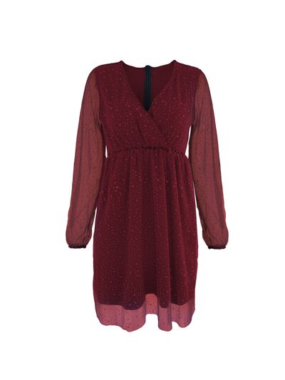 Robe scintillante à décolleté en V élégante Imelda
