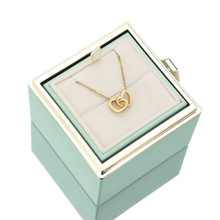 Coffret Cadeau EvighedsRose avec Collier Personnel Caché – Cadeau Unique pour la Fête des Mères