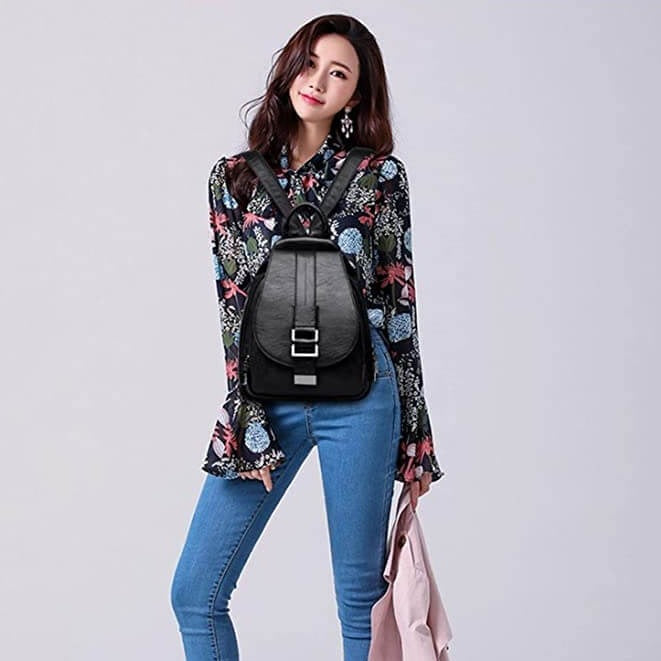 Sofia Sac à dos en cuir – Élégance intemporelle et fonctionnalité pratique