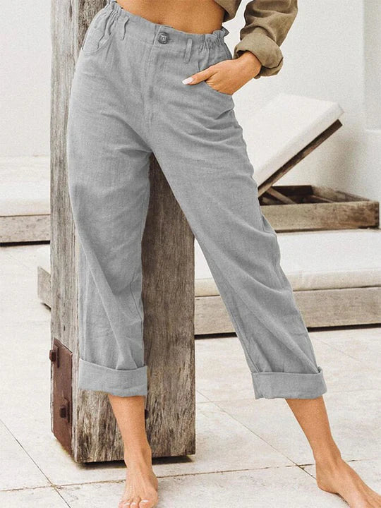 Lovise - Élégance sans effort et pantalons culottes taille haute confortables