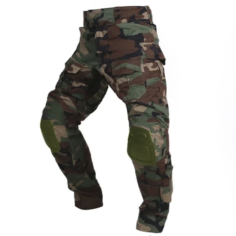 Pantalon cargo tactique avec protège-genoux pour l'extérieur et le travail