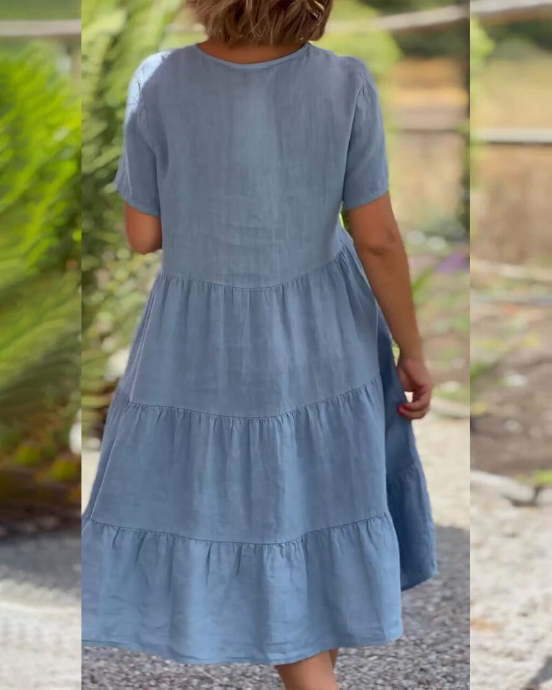 Robe chemise élégante Sofie pour femmes