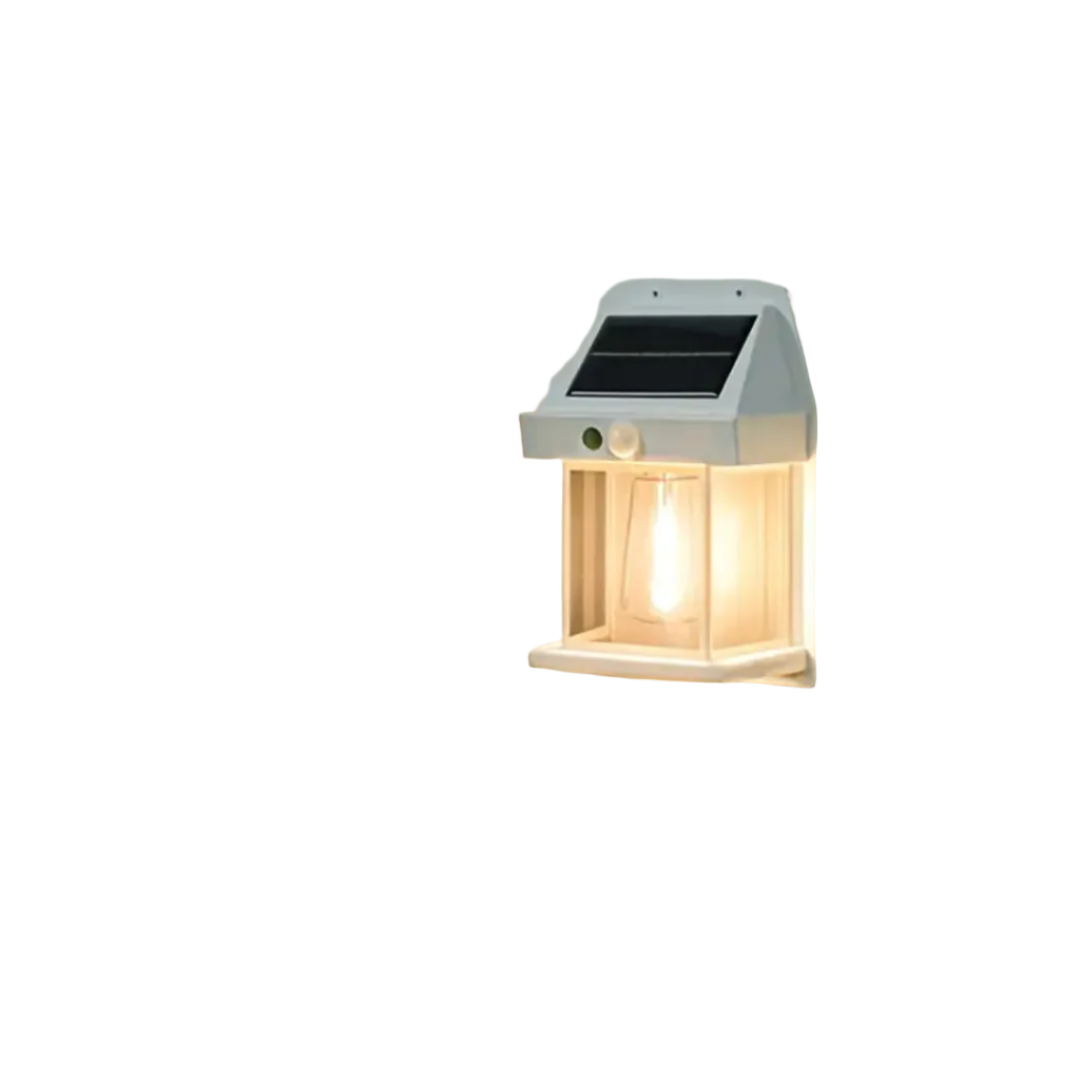 Lumière extérieure solaire avec capteur de mouvement et allumage automatique