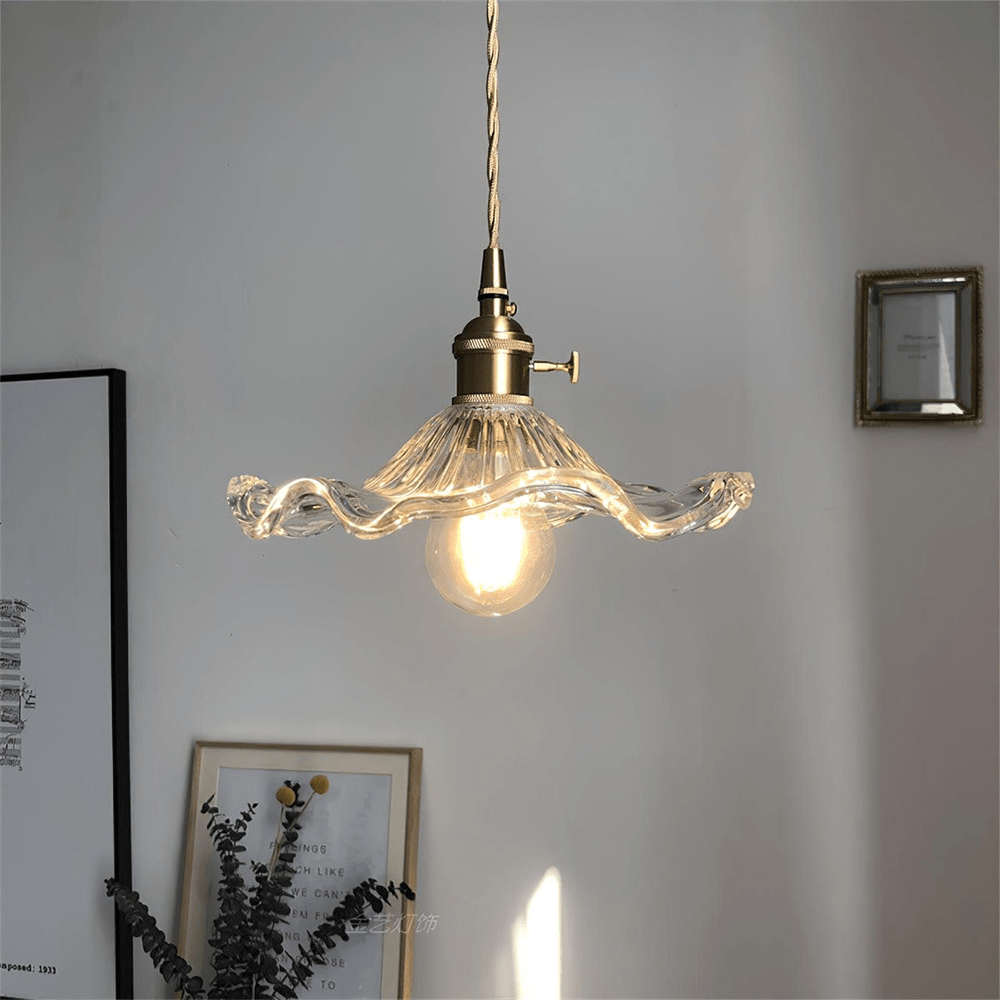 Lampe stylée à fleur d'hibiscus