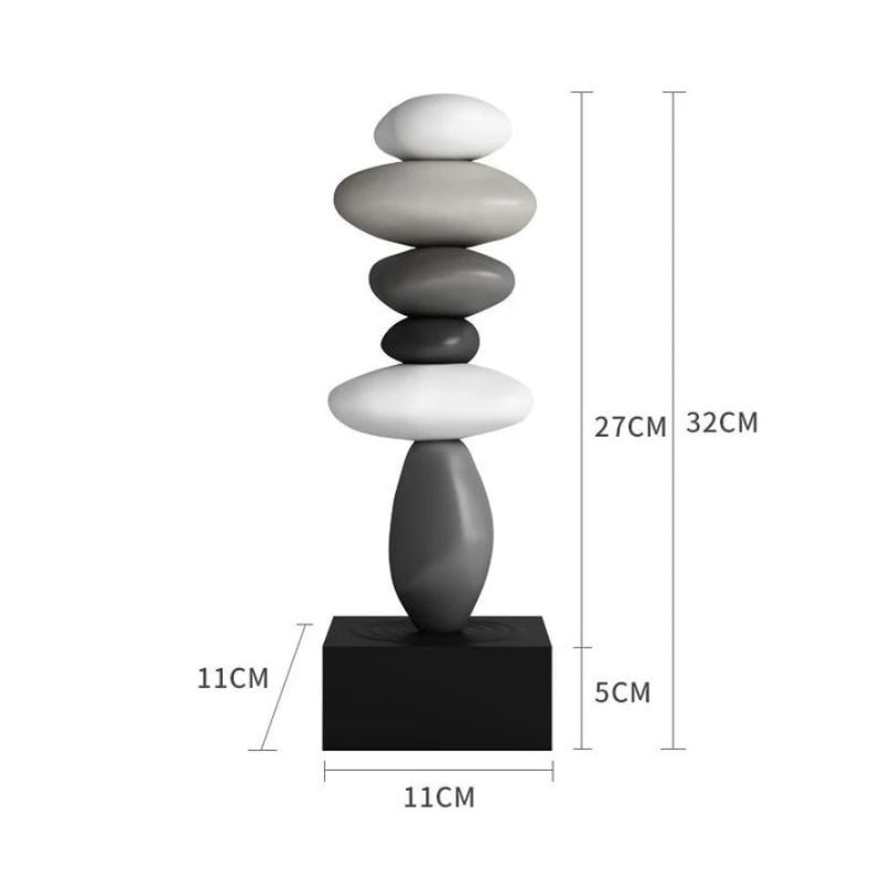 ZenStack - Sculpture contemporaine en empilement de pierres