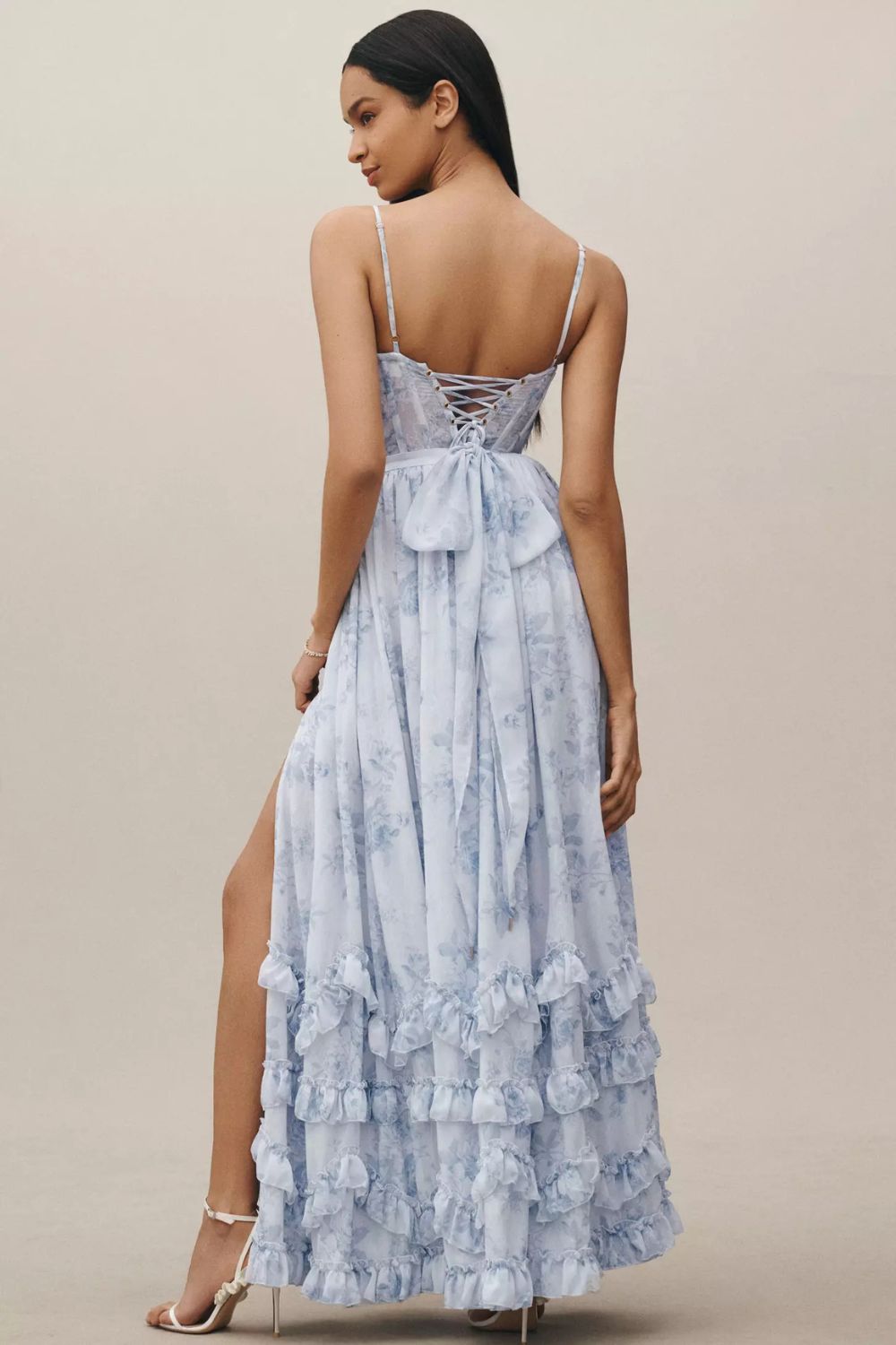 Colette - Robe Maxi Blomsterkorset