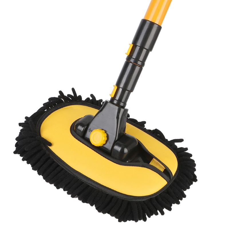 Mop de lavage de voiture robuste avec manche extensible
