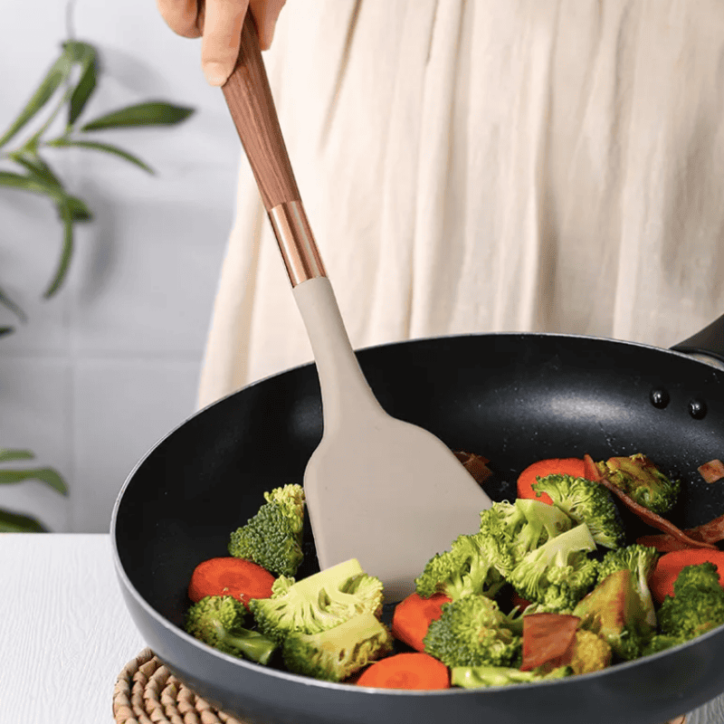 CulinaryEase - Ensemble d'ustensiles de cuisine en silicone