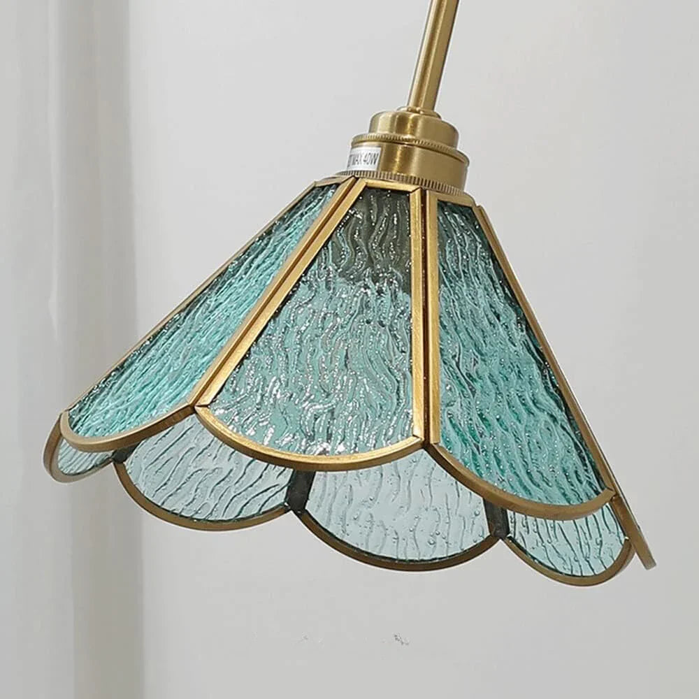 LumiGlas Suspension – Éclairage Élégant avec Abat-jour en Verre Texturé